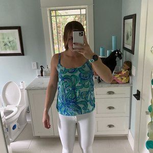 Lily Pulitzer blue tank top
